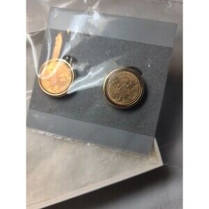 Lee Sands Vintage Coin Earrings